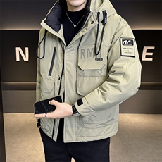 标50白鸭绒户外工装羽绒服男2025新款冬季外套C317-Y6810-P235，男装羽绒服，电商C317