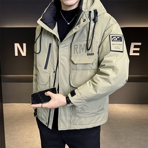 标50白鸭绒户外工装羽绒服男2025新款冬季外套C317-Y6810-P235图片