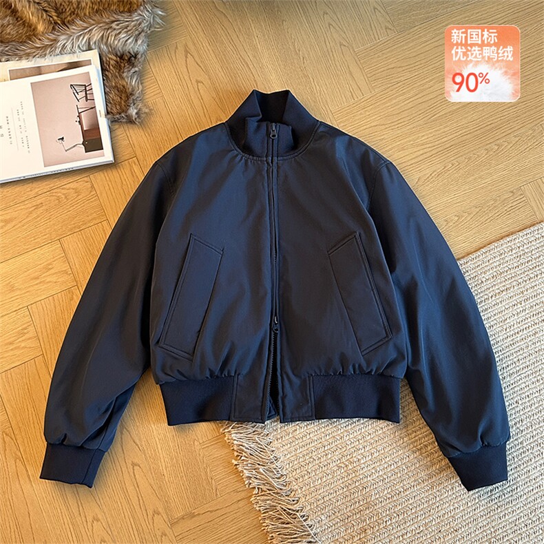 90白鸭绒飞行夹克冬季短款美式羽绒服外套男5D1143-TP109不,男装夹克,电商A102