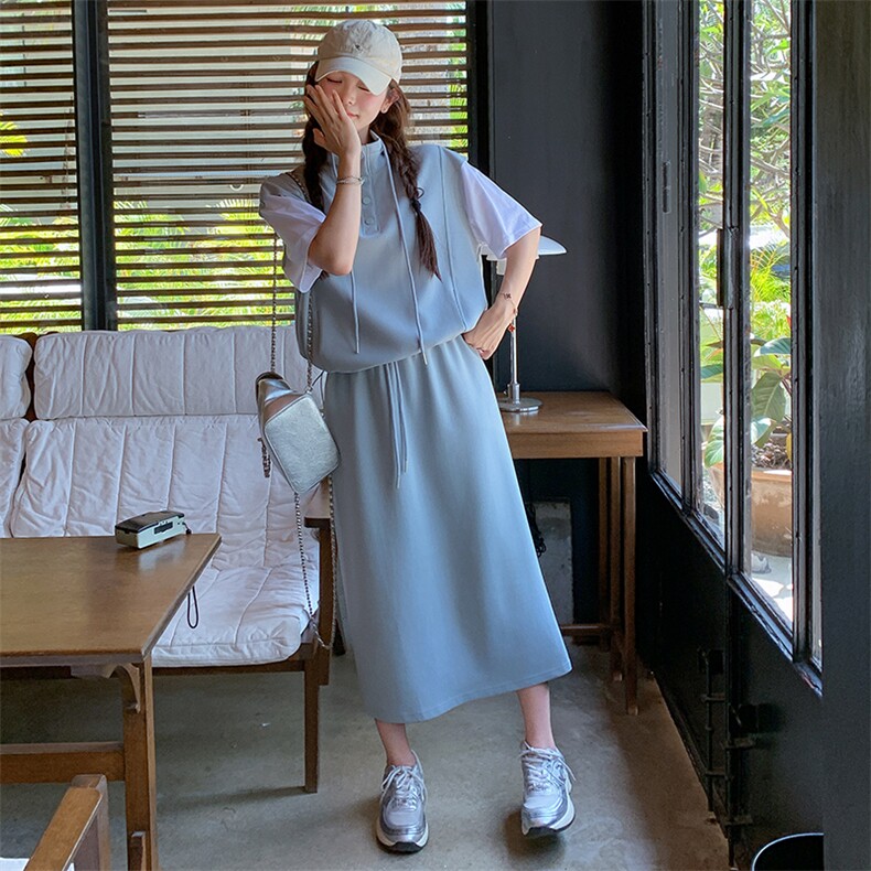 231-7260现货2025年夏季新款针织两件套,女装套装/套裙,琦鑫阁（原依鑫阁）