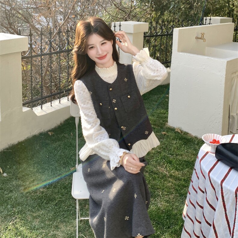 新品刺绣套装2C117-1829两件套P175K288三件套P225K368,女装套装/套裙,2C117