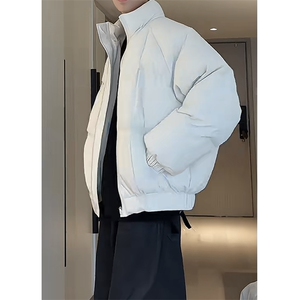 现货 网图慎用吐司方格pu皮蓬松保暖棉服防水棉衣M2509-P98量大优图片