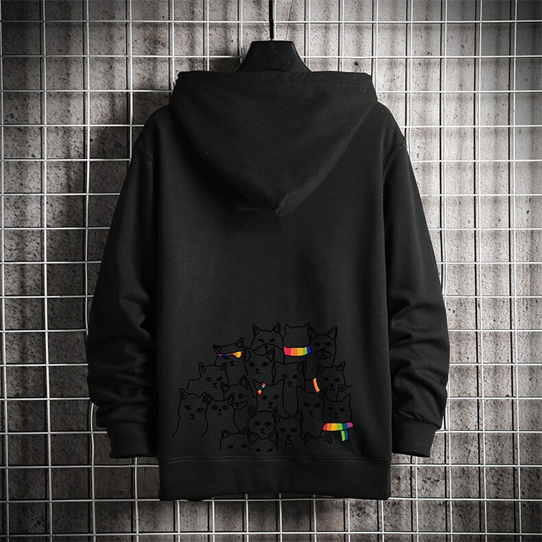 KS21151-P38连帽开衫卫衣男运动外套大码班服网格挂拍,男装卫衣,电商A040A