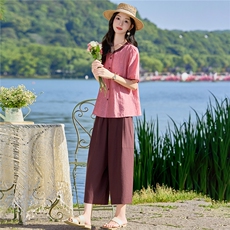 805时尚气质提花两件套装，女装套装/套裙，芭米依尚