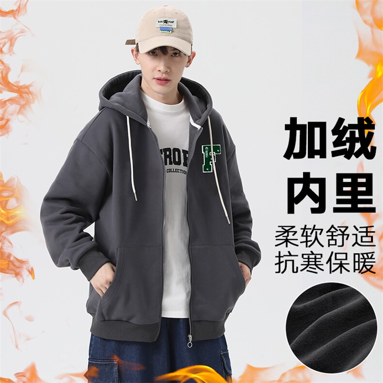 新款男百搭设计感连帽日系无影墙针织外套WT3418-P55控88图片