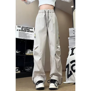 百搭时尚慵懒日系文艺休闲裤新款潮流流行气质简约原宿ins图片