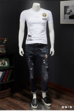 2021夏季丝光棉短袖T恤711876P65M-5XL（假模），男装T恤，钱塘6066（原711）