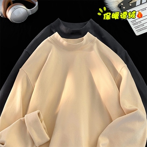 德绒打底衫半高领加厚内搭情侣长袖T恤卫衣男TC1201-P17【特价】图片