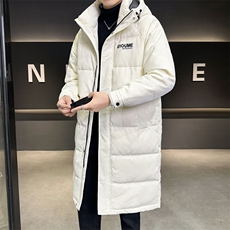 大货中长款羽绒服男2025新款连帽加厚防寒服C317-Y7959-P245，男装羽绒服，电商C317