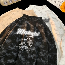 260克重磅扎染德绒半高领打底衫【有货】C403A-DR25214ZR-P25，男装T恤，电商C403A
