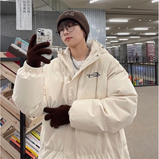 现货抖音得物可供视频三防加厚羽绒连帽棉衣外套面包棉服85531，男装棉衣，电商A486