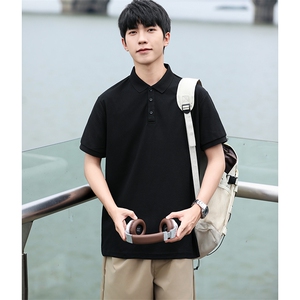 P02男女休闲大码POLO衫T恤衫学生团队表演校服可定制印花青少年图片
