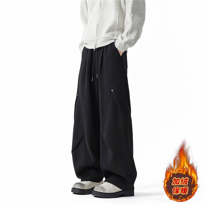 加绒休闲裤运动裤B336-DK2502-P45加绒P55，女装休闲裤，电商B336
