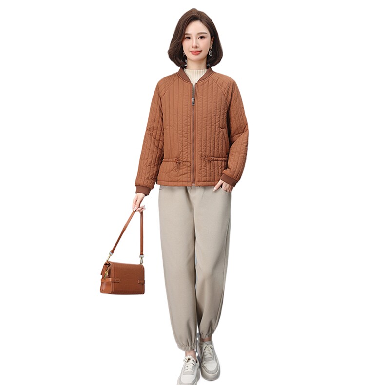 叶笙衣套装1181-115棒球条纹棉衣套装,女装套装/套裙,叶笙衣