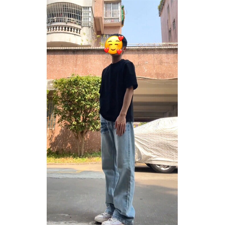 液氨棉boxy正肩短袖男夏季重磅显肌肉收袖口t恤美式健身运动半袖,男装T恤,星座1007（原301D）