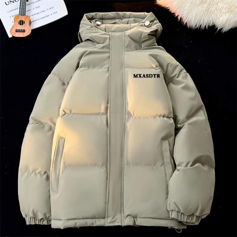 现货抖音得物可供视频三防加厚羽绒连帽棉衣外套面包棉服85539,男装棉衣,电商A486