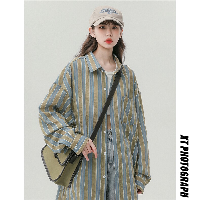 秋新毛呢条子美式大码男慵懒风潮牌夹克青年外套，男装夹克，星座201-2