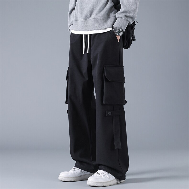 春季新款宽松大码工装裤男直筒阔腿休闲裤217-2-NK151-特P50,男装休闲裤,星座217-2