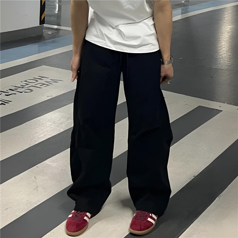 网图慎用夏季宽松美式工装裤新款百搭弯刀休闲裤310A-6131-P35,男装工装外套,四季星座310A