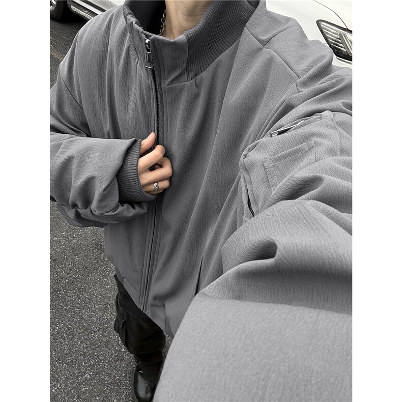 特批-冬季夹克棉衣clean fit外套男装宽松冬装棉服S373-P105图片