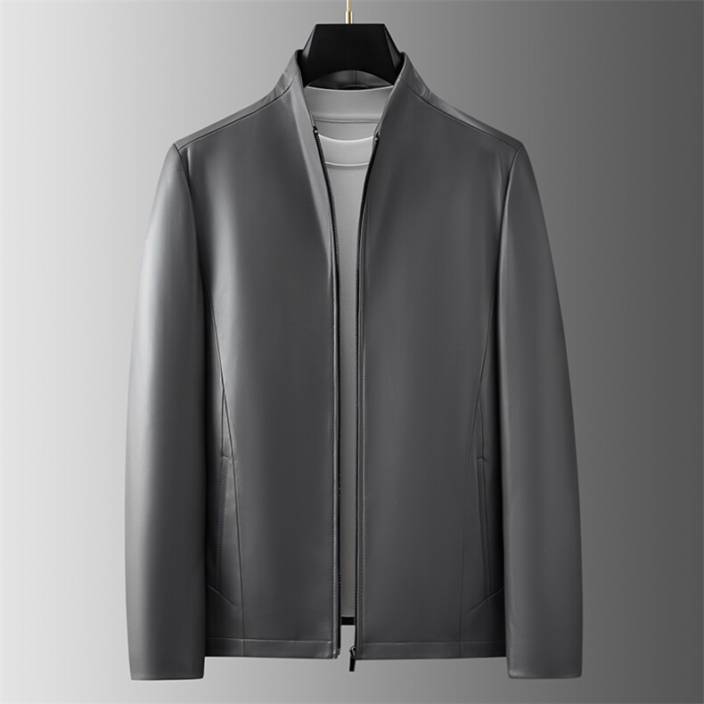 881078秋冬新款海宁皮衣男工装皮衣夹克绵羊皮商务男装P780，男装皮衣，电商B360