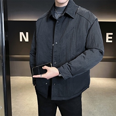 90新标2025休闲简约设计款翻领加厚保暖羽绒服外套8131-P290，男装羽绒服，电商A413