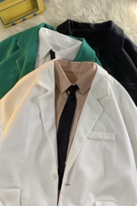 D201-DM165-P65秋冬新款港风宽松潮流帅气百搭男装西服装外套，男装西服，电商D321-1