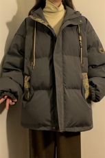 XZ102B-1潮风外套男女同款新款棉衣XZ102B-1-M6632P125，男装棉衣，星座102B-1