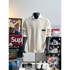 假模20棉80聚酯纤维PLO衫休闲外套卫衣男衣PZ2507-特P48控88，女装短外套，电商B370