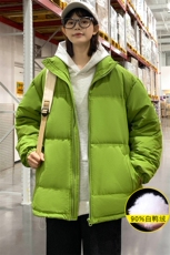 2023冬上新学生加绒加厚上衣中性风保暖羽绒服外套男女8351-P160，男装羽绒服，电商A441-1