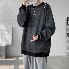 大货已到仓WY5521-P50特无差价控88大码扎染印花美式套头卫衣，男装卫衣，电商D232