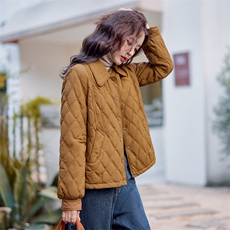 气质小香风外套女2025冬季新款轻薄保暖不压身显瘦短款羽绒服，女装羽绒服，梦懿尔