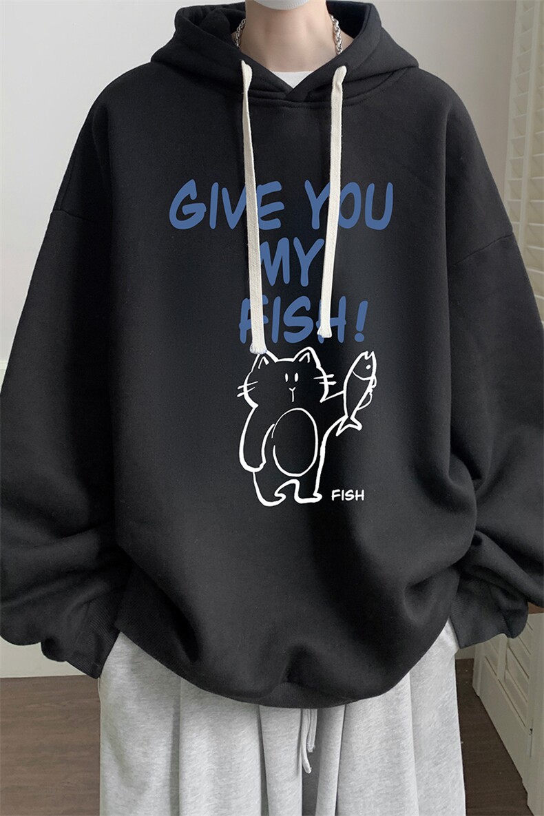 连帽卫衣男大码胖子帽衫大号运动服WY2411-P35,男装卫衣,电商A040