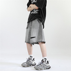 xz905-2-Z036#P45牛仔短裤，男装牛仔裤，星座905-2