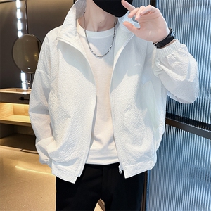 夏季运动外套男超轻薄加肥加大码情侣防晒衣服A236-5018-P85图片