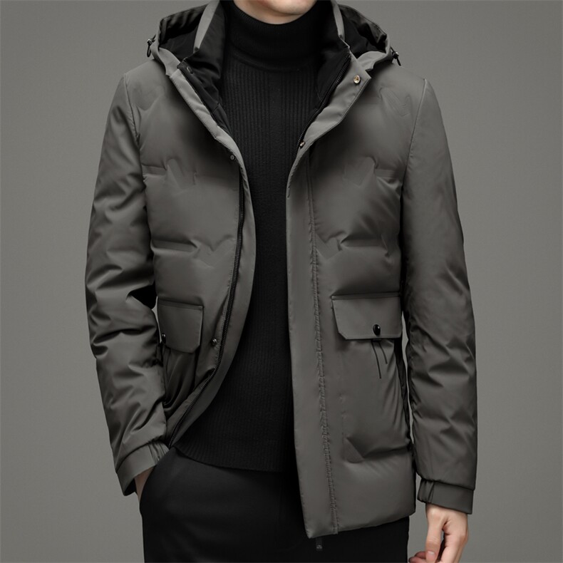中年男灰鸭绒羽绒服男冬季新款中年加厚外套爸爸装YYYR6101-P265,男装羽绒服,电商B212（原钱塘6029）