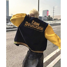 流行气质新款慵懒百搭时尚龙凤尼拼皮毛巾绣外套简约JHT225，女装短外套，星座1116A（原606A-3）