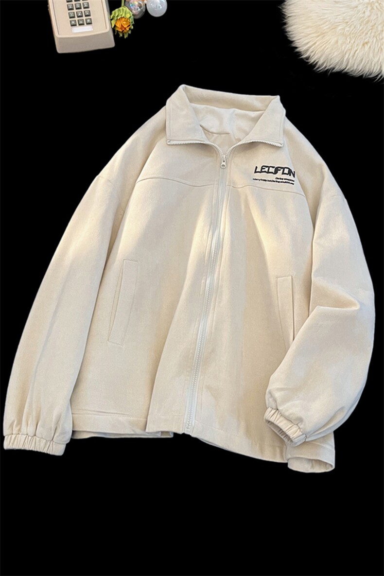 发泡印花夹克男高克重麂皮绒棒球服休闲冲锋衣外套6007-P60-控108,男装夹克,星座207