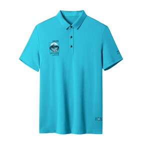 POLO衫男上衣半袖男装衣服男士体恤衫T恤潮牌休闲翻领爸爸短袖男图片