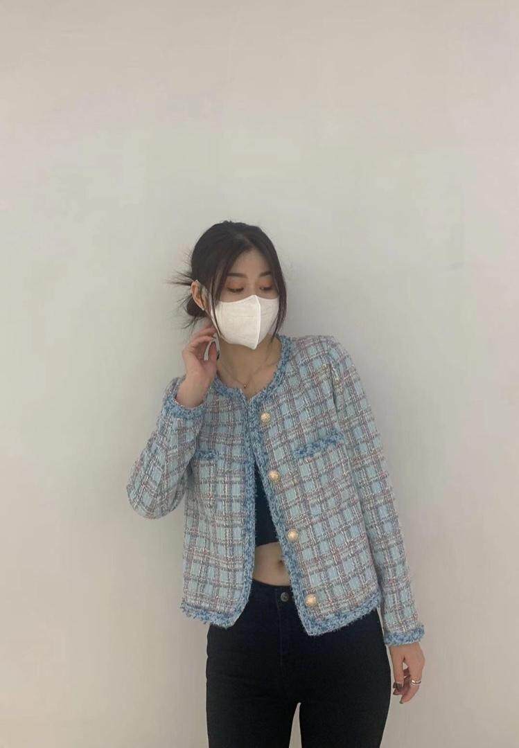 2021早秋款修身显瘦休闲小香风外套，其它，时戴衣人