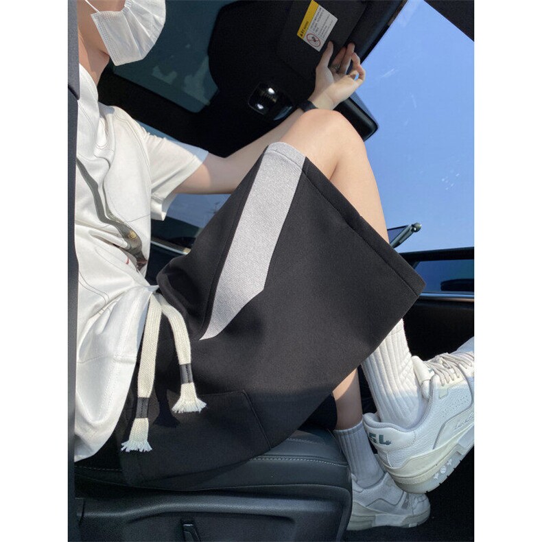 2026夏季新款潮流拼接舒适宽松休闲短裤B315-K25574-特p30控58,男装休闲裤,电商B315