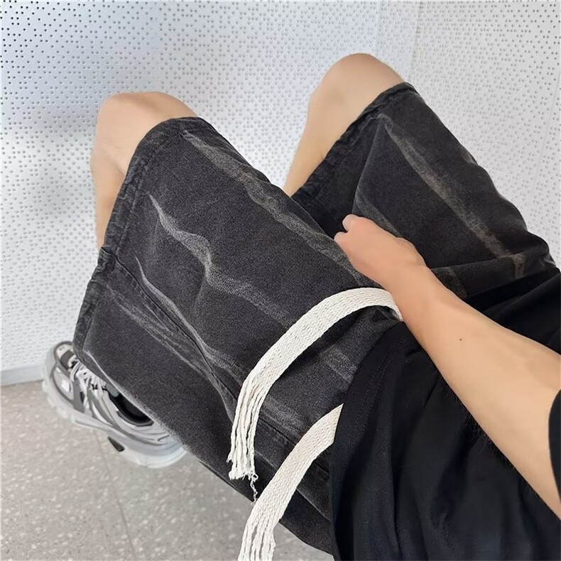 青春流行ins男直筒水洗牛仔裤T1668P38,男装牛仔裤,星座1116-2