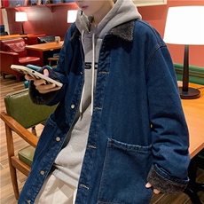 JK643J-P95-限价138M-5XL现货加绒羊羔毛夹克牛仔风衣棉服，男装夹克，星座116