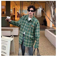 1506A/G30190/P36男生春秋款百搭痞帅衬衣外套，男装衬衫，星座1506A