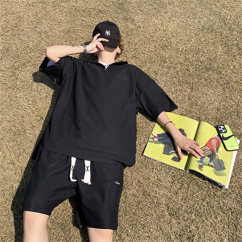 夏季短袖polo衫短裤套装情侣运动服TZ307P75控98,男装牛仔裤,电商A309