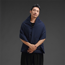 风男唐装男棉衣复古披肩棉佛系打坐男女保暖披风8810-P75，男装棉衣，星座1105-3