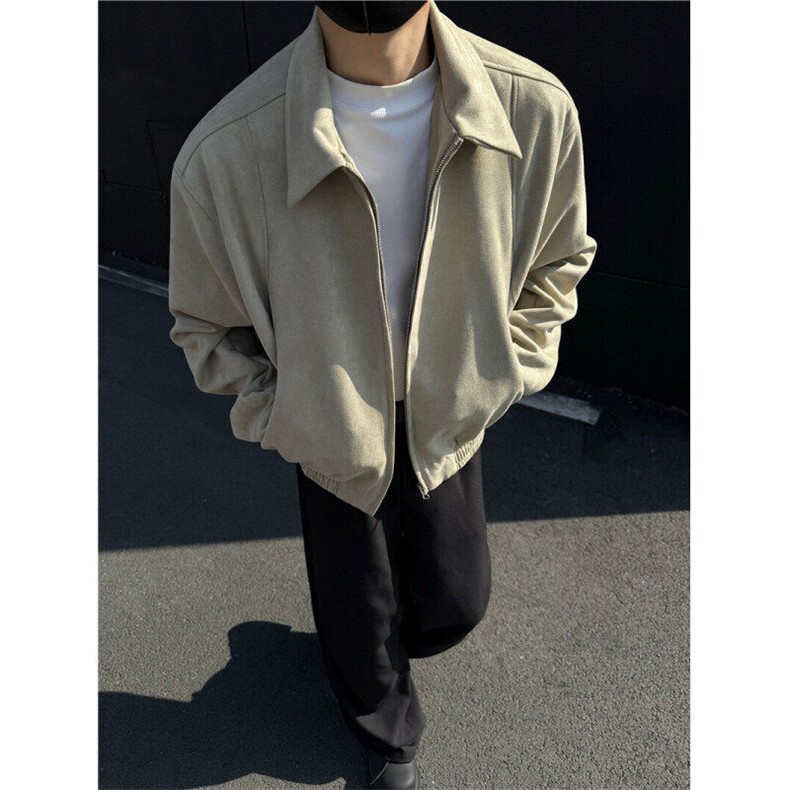 档口图短款麂皮绒夹克春季时尚外套1209-1-JK21-P90主推可谈，男装夹克，星座1209-1