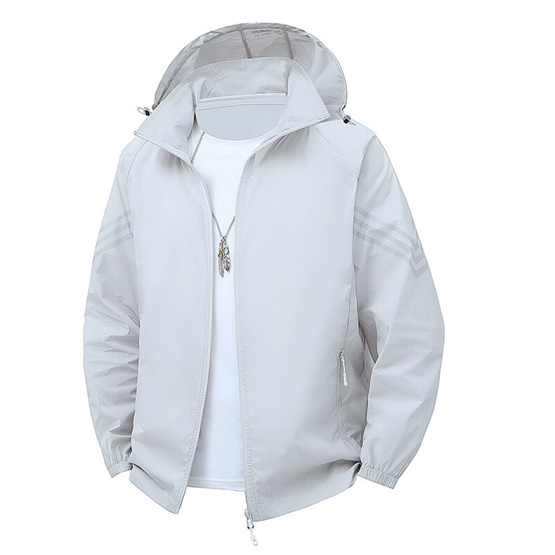 连帽防晒衣男超薄透气冰丝防晒服男防紫外线皮肤衣男外套973-P30,男装防晒衣,星座1403A
