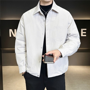 标50绒 男士羽绒服冬季2025新款暗扣夹克外套 A313-25662-P215图片