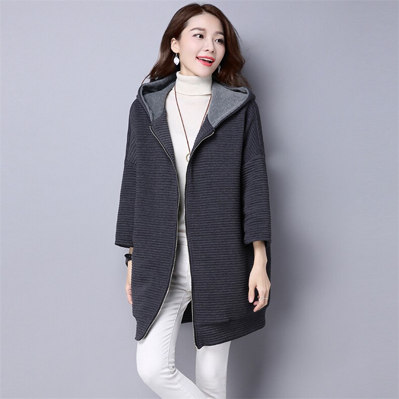 2021年新品棉服中长款加厚保暖棉衣纯色3697款,女装棉衣/棉服,秋牧寒烟